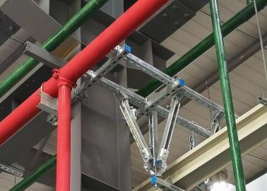 绥棱该抗震支架的整体式支吊架结构协调性好